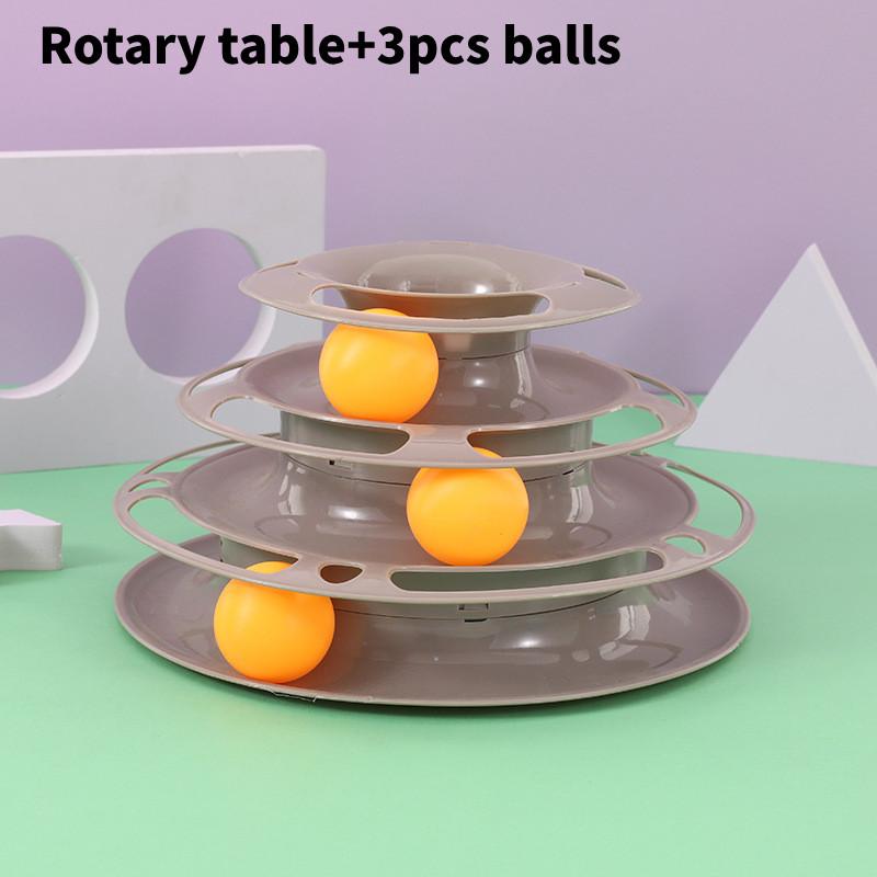Play Toy Cat Six Tier Spin Platform Stimulating Exercise Entertainment Supplies