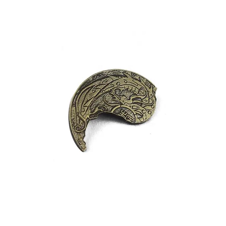 Yin Yang - Gold Half Metal Coin 1 Piece