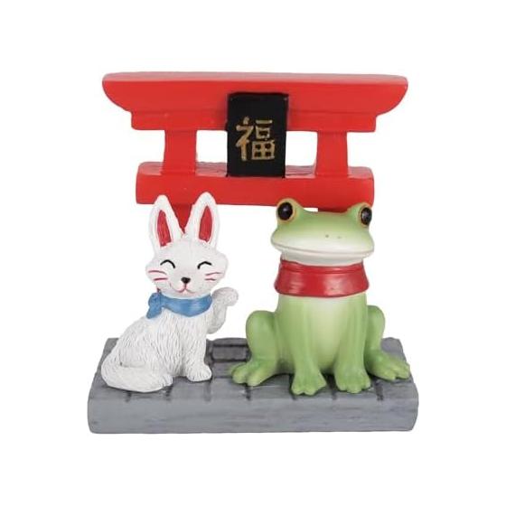 Daikai Kopo Inari Fox and Frog Frog W53xD25xH55mm 622518