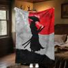 1PC Samurai Warrior Cosplay Costume Blanket Soft Comfortable All Seasons Perfect Sofa Office Travel Home Gift Idea