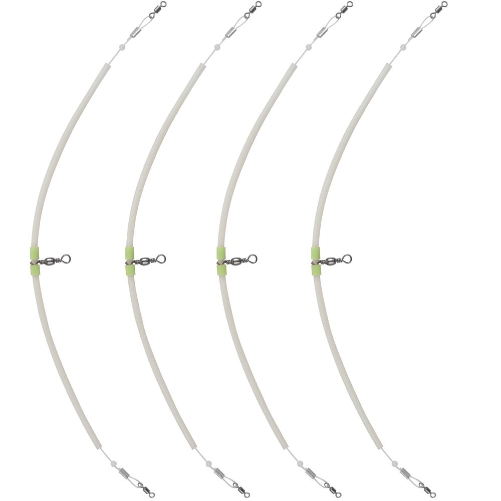 

4 шт. Светящиеся рыболовные балансиры-коннекторы, кормушки, противозакручивающиеся трубки-бумы, трубки со светящимися бусинами, рыболовные снасти