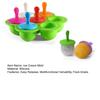 Formă Silicon pentru Înghețată 7 Găuri Eliberare Ușoară Curățare Multifuncțională Forme DIY pentru Popsicles Fără BPA Calitate Alimentară Kit pentru Făcut Popsicles