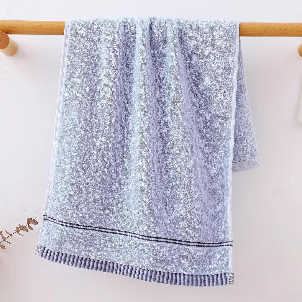 Soft, Lint-Free Large Pure Cotton Towel for Adults - Highly Absorbent and Thickened