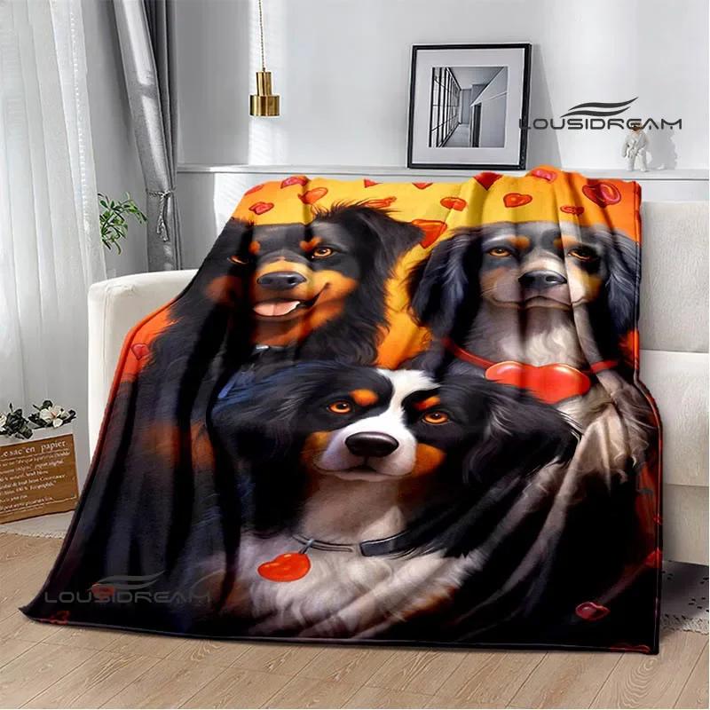 3D Cute dog printed blanket Flannel Warm blankets Soft and comfortable blanket bed linings cubre cama Birthday Gift