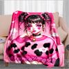 1PC Custom Name Pink Heart Fashion outdooor Flannel blankets Throw Blanket All-Season Throw Gift Bedspread for Couch, Bed, Camping Holiday Birthday gi