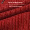 SNOWFLYING Women's Turn-down Collar Zipper Knit Cardigan