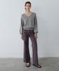 EN OR Semi Wide High-Rise Denim Pants - Magenta