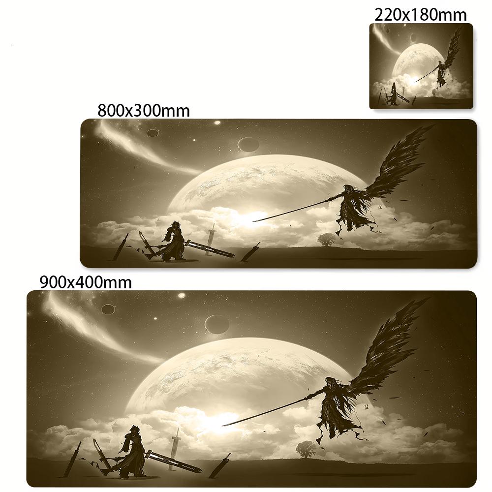 Large Gaming Mouse Pad Final Fantasy 7 Computer Mousepad PC Gamer Laptop Mouse Mat Office Mausepad XXL Keyboard Mat Desk Pads