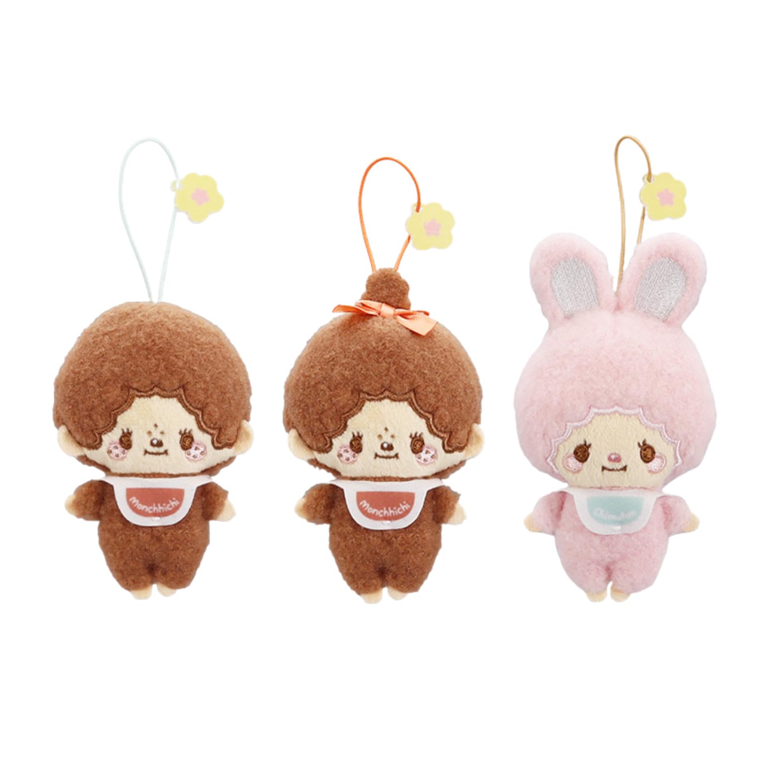 

Monchhichi Mukyu Mukyu Mascot Set of 10cm 3, Approx.