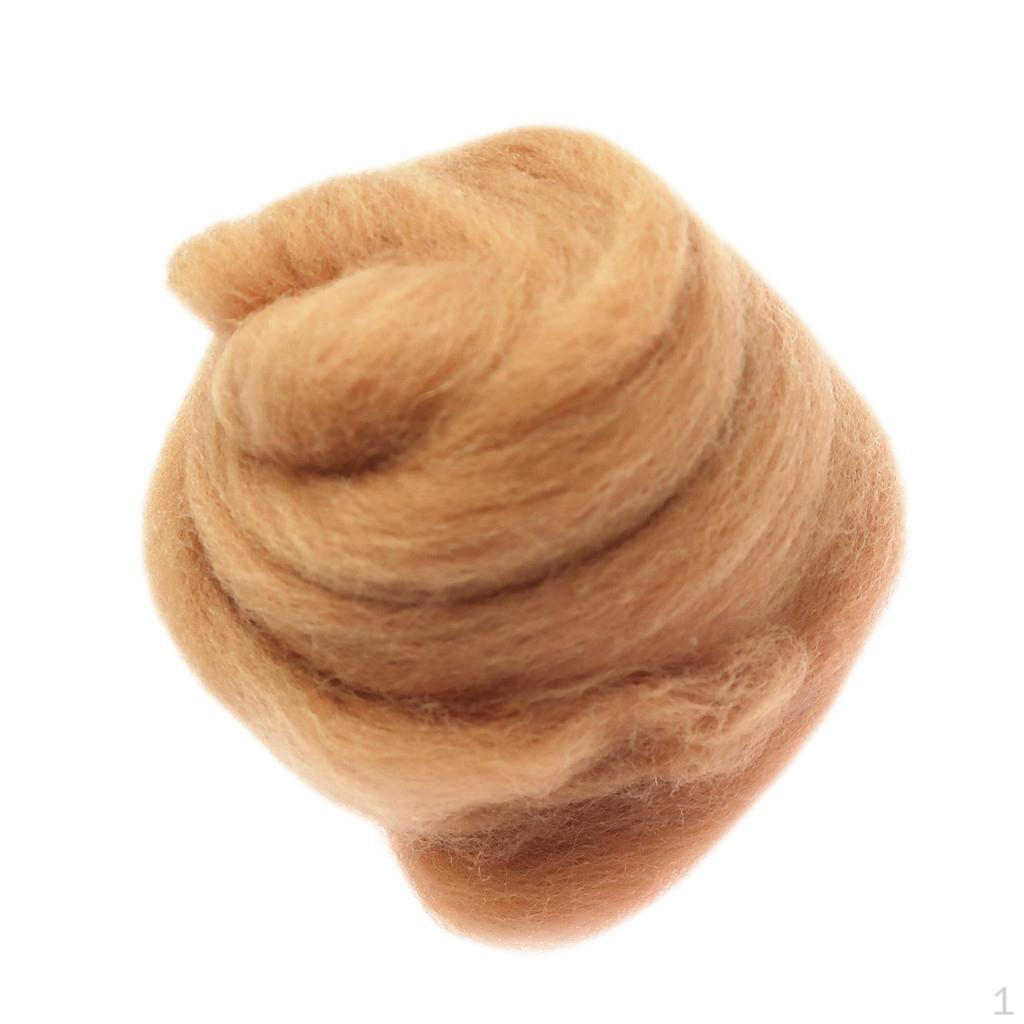 Felting Wool Materials Soft and Fre Yarn Roving for Art Work