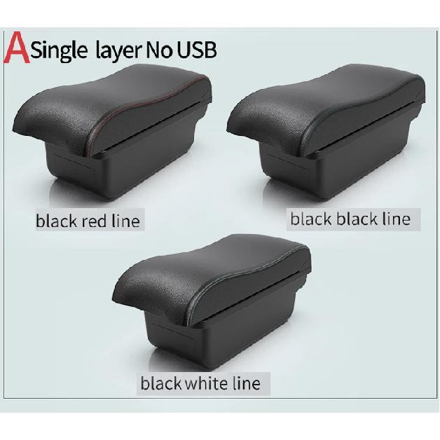 For Chevrolet SPIN car armrest box interior modification double-layer USB storage box center console car accessories elbow suppo