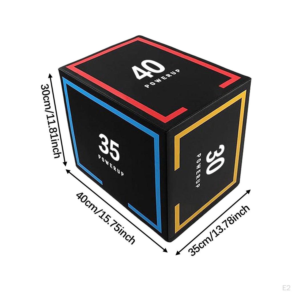 3 in 1 Plyometric Jump Box Jumping Agility Conditioning Strength Training