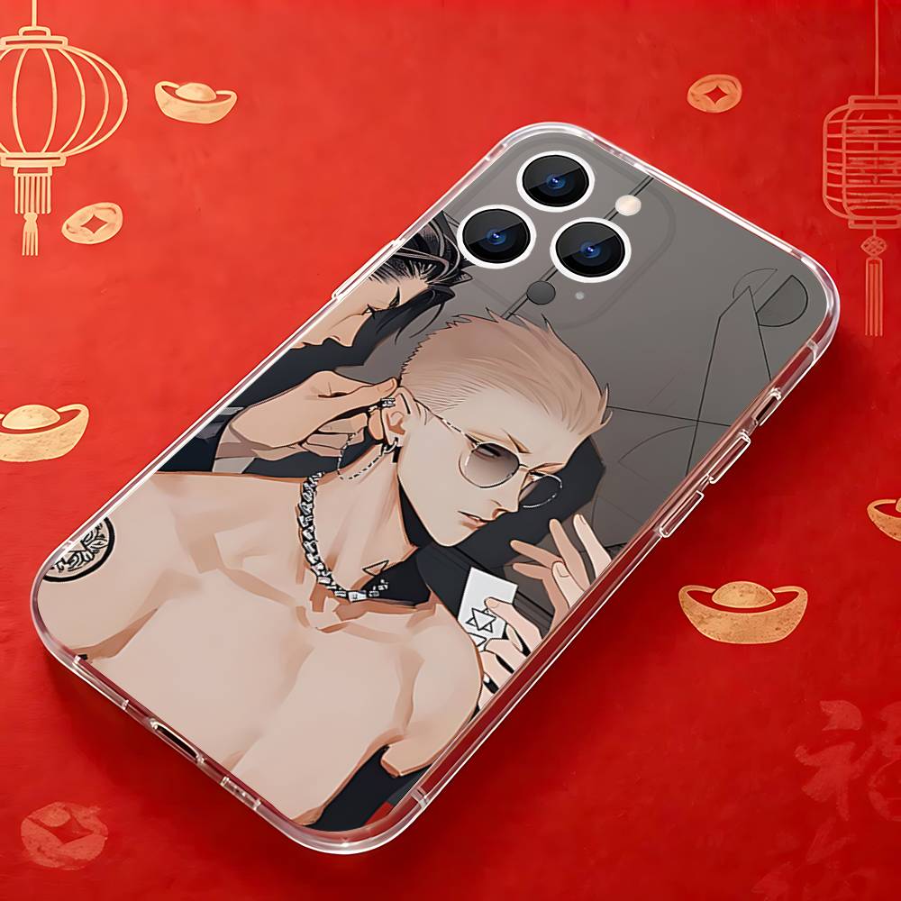 Cartoon BL 19 Days Comics Phone Case For iPhone 17,16,15,14,13,12,11 Pro,Max,Plus,X,XS,XR,SE4,E Mini Transparent Soft Cover