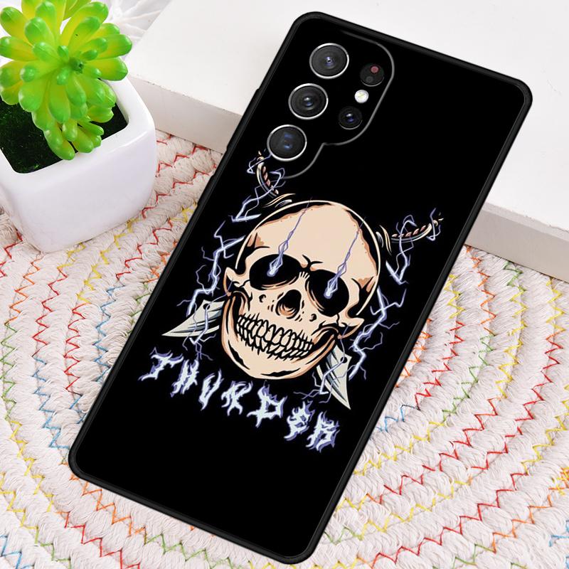 Lightning Bones Silicone Phone Case For Samsung Galaxy Note 10 Pro S26 S25 S24 S23 S22 S21 Plus S25Ultra Capa Cover