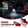 2pcs Welcome LED Light Car Door Badge Wireless HD Projector Lamp For Focus Mondeo Kuga Fiesta MK7 Escort Edge 2 4 MK2 MK4