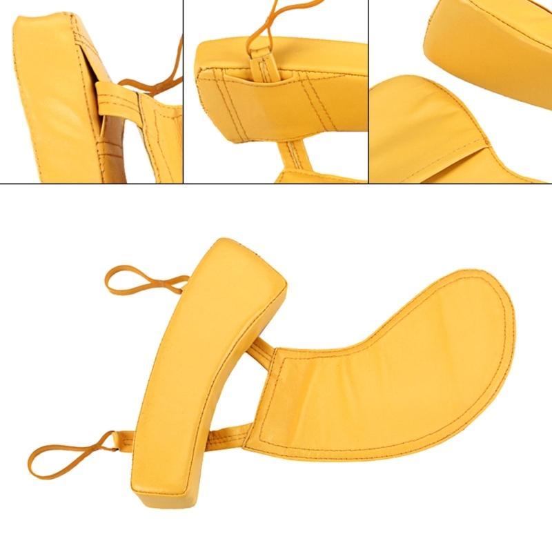 Violin Shoulder Rest Violin Chin Rest Large Violin Shoulder Pad Sheepskin Shoulder Pad Chin Pad Protector 1/4-1/2 4/4