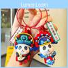 New Trendy Beijing Opera Panda Keychain Stylish Car Bag Charm For Women Unique Gift