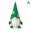 Standing Green Gnome Doll Faceless Doll Dwarf Irish Festival Gift St. Patrick's Day Celebration Ornament Home Holiday Decoration