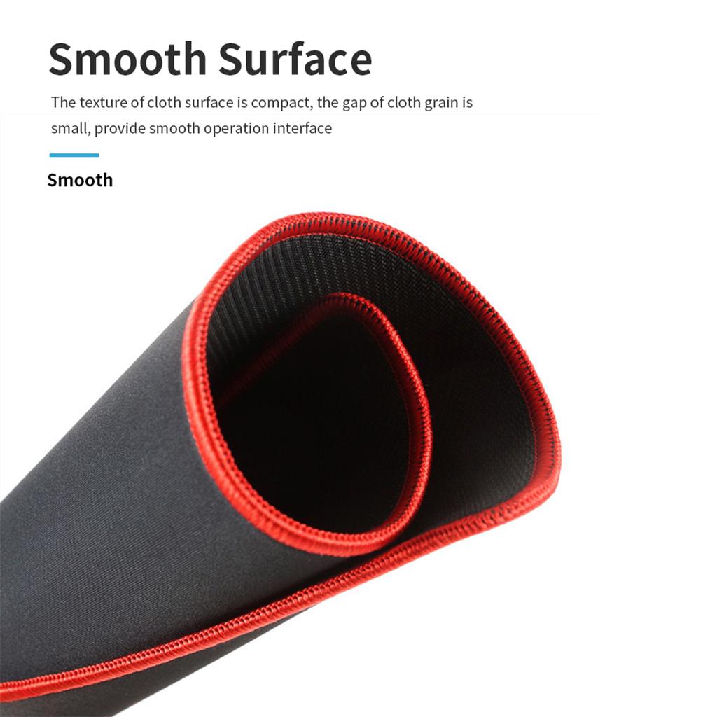 Mouse Pad Locking Edge Gaming Mouse Pad Anti Skid Wear Resistant Rubber Mouse Pad for Home Game