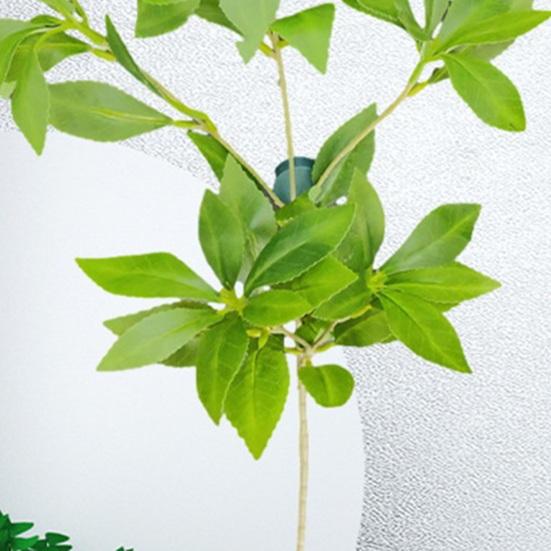 Real Touch Faux Japonica Leaf Branch 30.7 Inch Artificial Greenery Stems for Vase Filler Home Office Wedding Shop Centerpiece