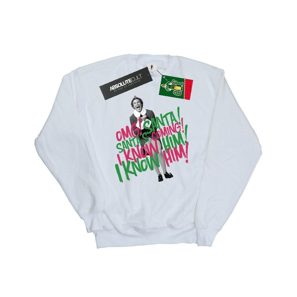 Elf Womens/Ladies Santa´s Coming Sweatshirt