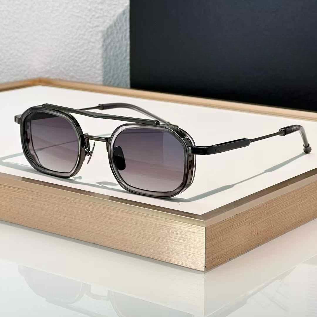 

Тяжелый металл мода тренд винтаж роскошные солнцезащитные очки ANTHONY сплав ацетат оправа UV400 ретро квадратный дизайн унисекс A+ высшего качества