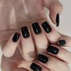 Elegant Black Nail Art Set: Chic and Trendy 30-Piece Collection In Various Sizes for a Stylish Look.