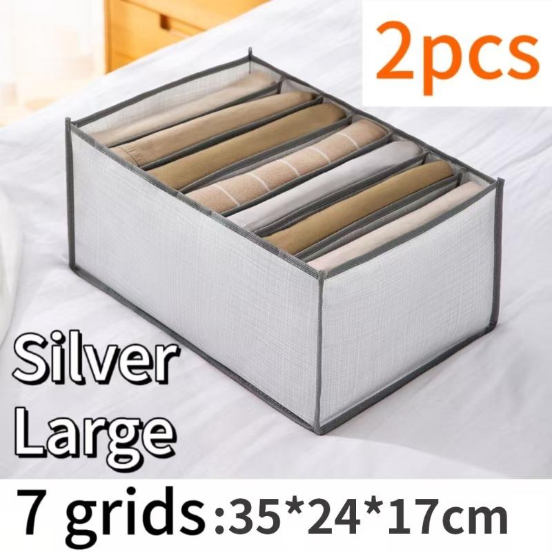 Pants Jeans Storage Box Drawers Organizer for Underwear Bra Socks Wardrobe Clothes Organizer Cabinet T-Shirt Organizers Storage