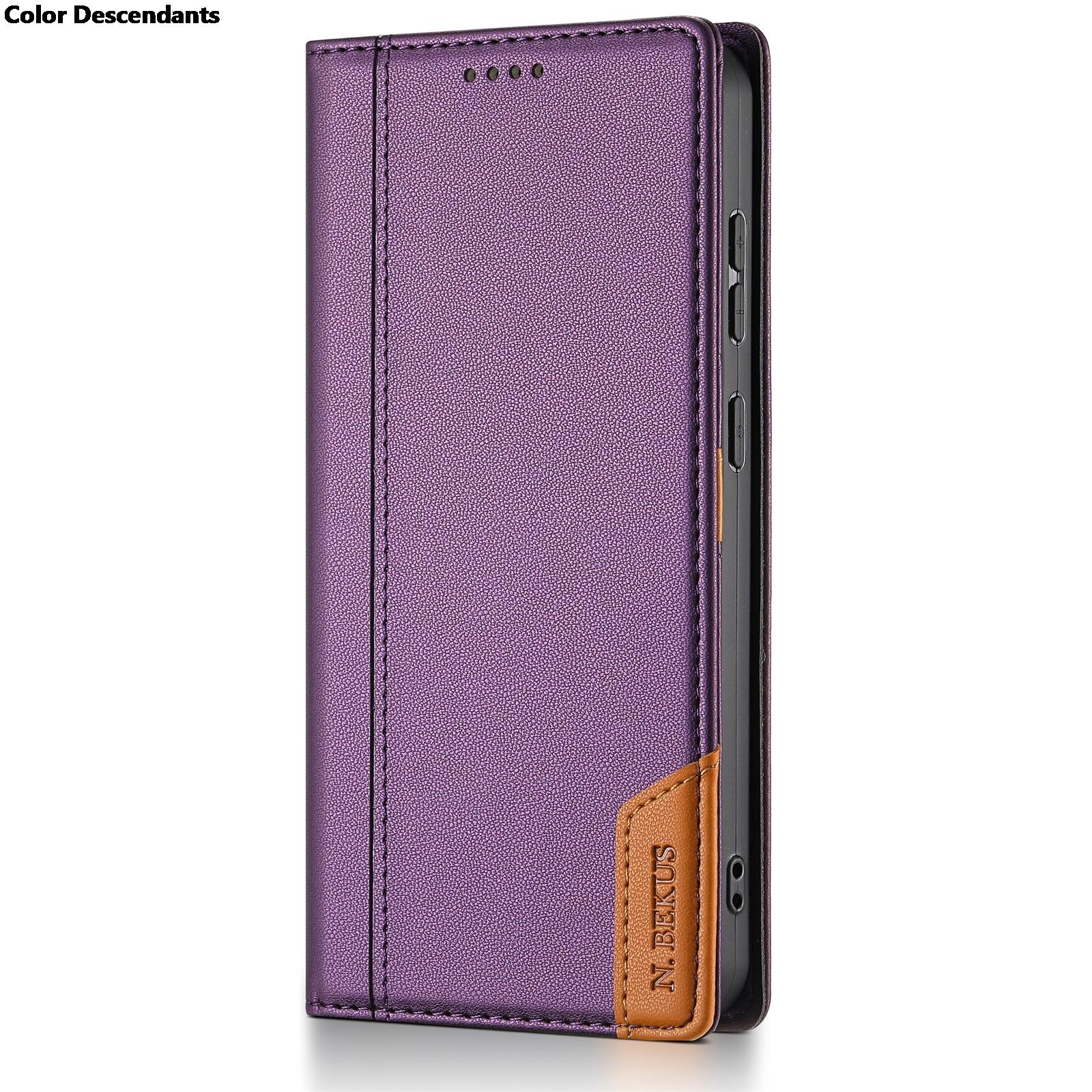 

Business Flip Leather Case For Samsung Galaxy A16 A36 A56 A26 A07 A17 A55 A35 A15 A54 A53 A33 A34 A14 A13 Magnetic Wallet Cover Galaxy A32 5G фіолетовий