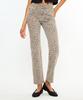KANCAN High-Waisted Leopard Print Straight Denim Fenix