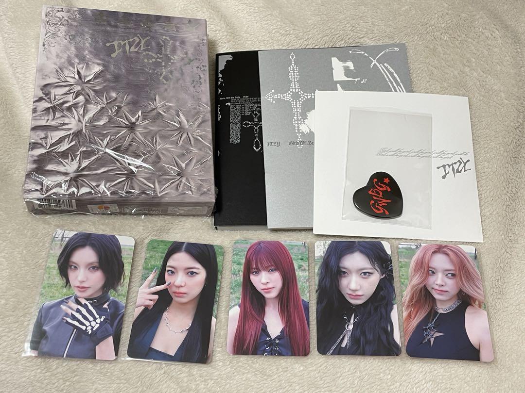 

[USED] ITZY Girls Will Be Girls makestar trading cards