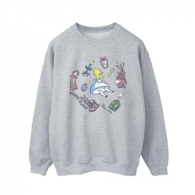 Mens Alice In Wonderland Falling Sweatshirt