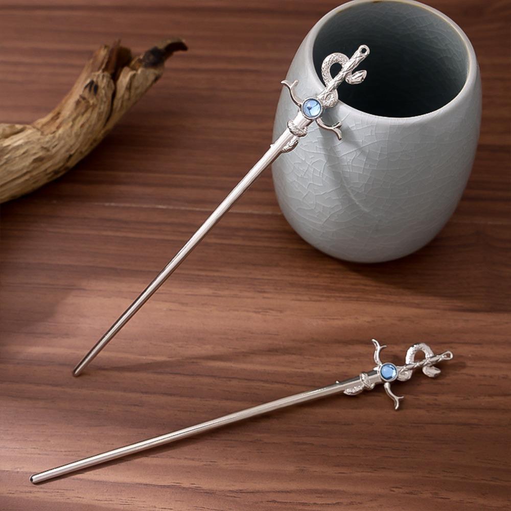 1pc Hanfu Hairpin New Plate Hairpin Chinese Style Women Simple Elegant Daily Cheongsam Swinging Hairpin Hair Accessories Gift