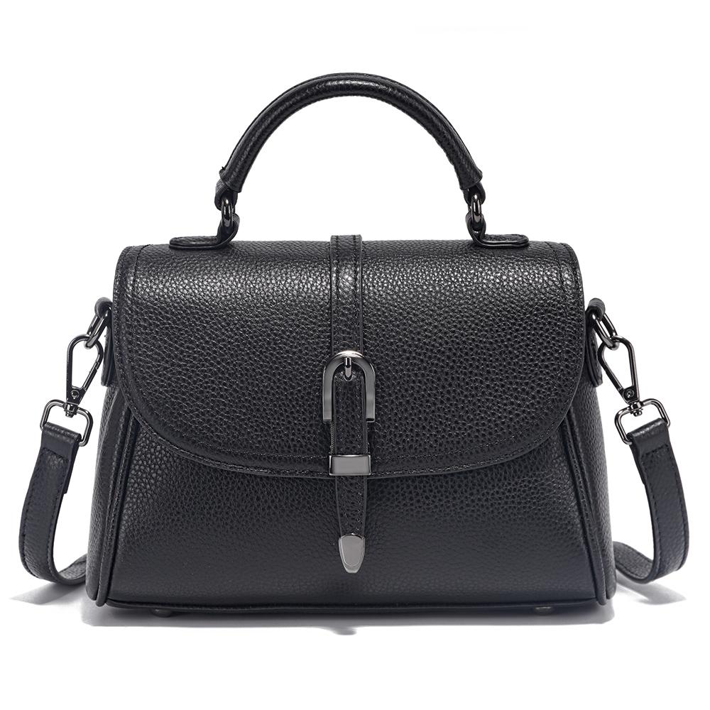 Zency Women's Genuine Leather Top-Handle Bag New