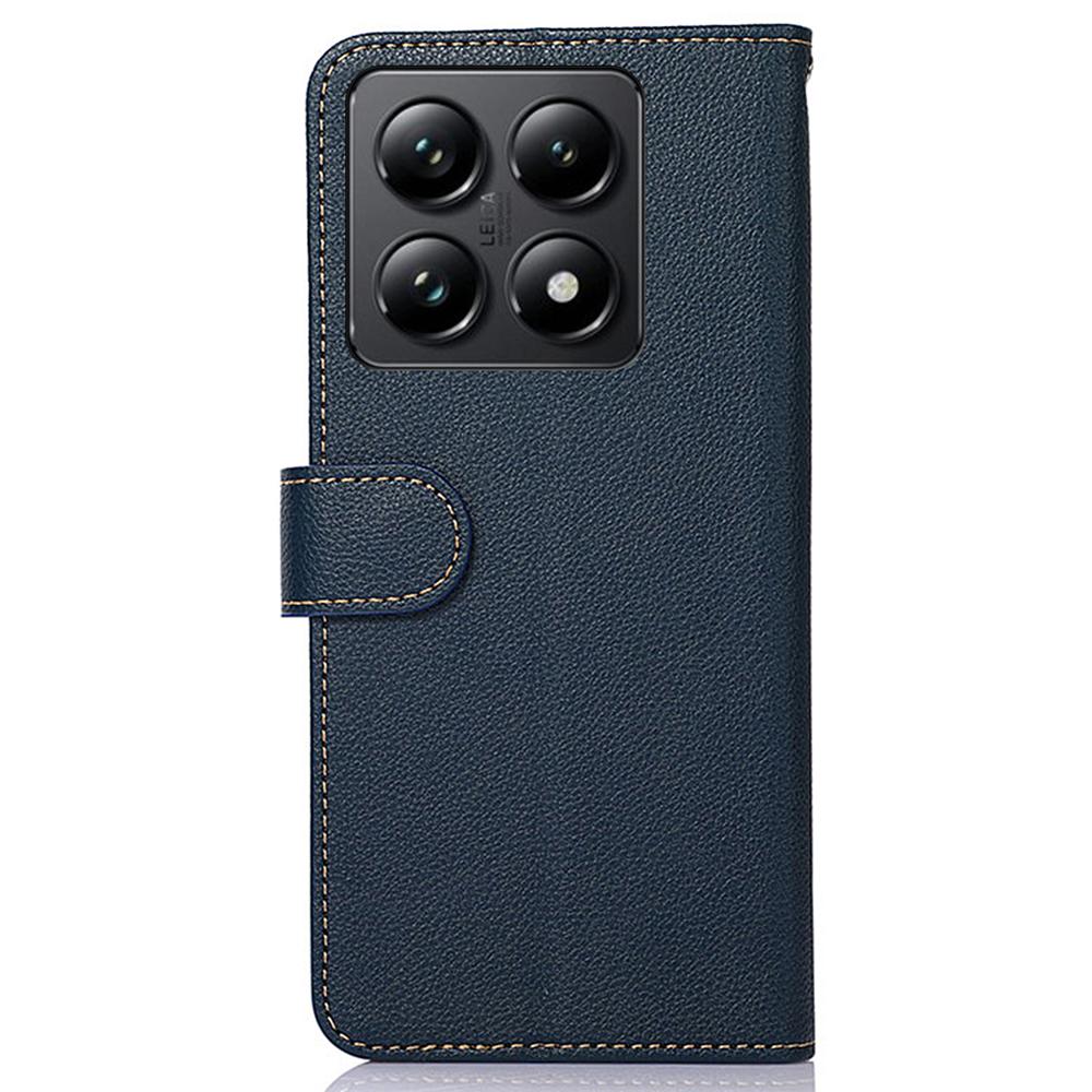 KHAZNEH For Xiaomi 14T Case RFID Blocking Wallet PU Leather Phone Cover