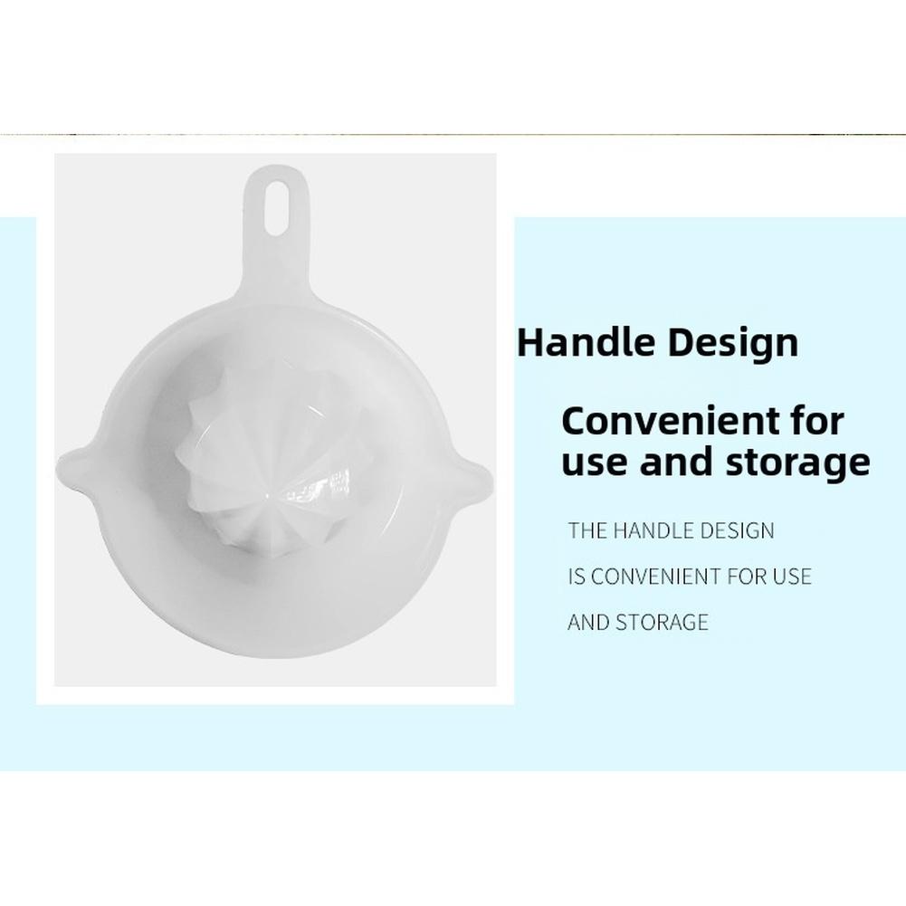 Manual Japanese Citrus Juicer with Twisted Tip Deep Rim and V Shaped Edge for SeedFree Lemon Lime Orange Juice