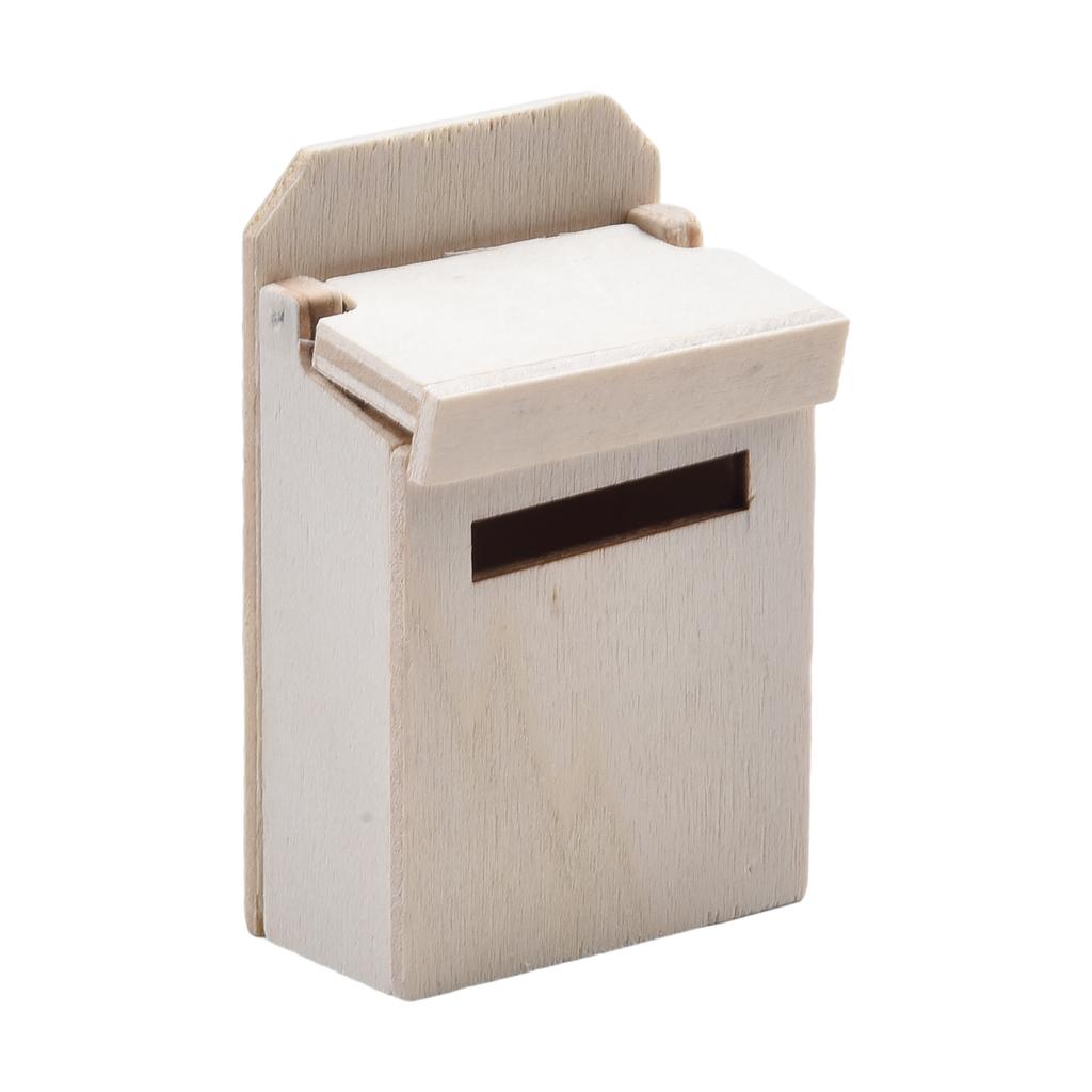 Miniature Blank Mail Box House Perfect for DIY Projects and Miniatures