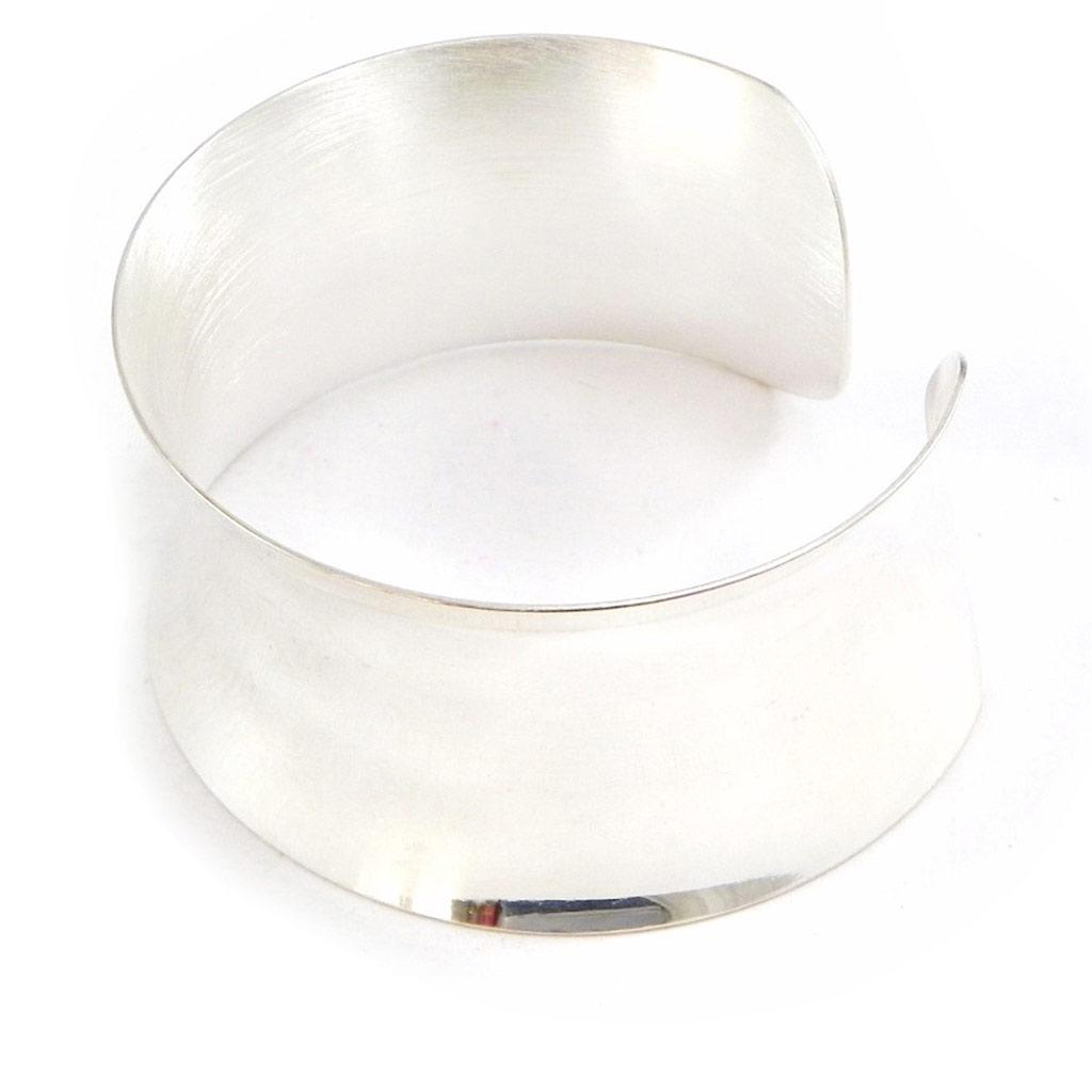 Les Trésors De Lily [D6743] - Silver 'Cleopatra' Silver Bracelet - 60 Mm 28 Mm