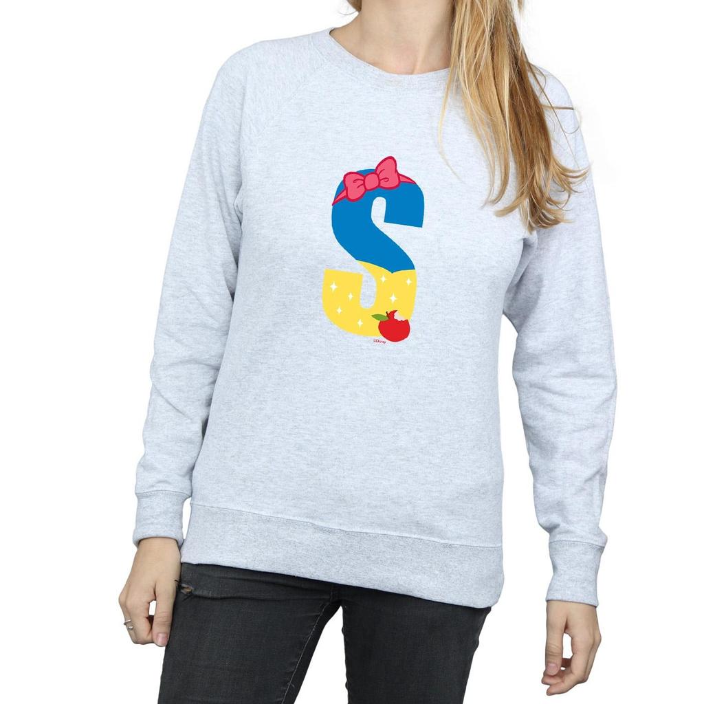 Disney Womens/Ladies Alphabet S Is For Snow White Sweatshirt