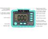 VC60B+ 1000V Digital Auto Range Insulation Resistance Meter Tester Megohmmeter High Voltage LED Indication 1999 Counts