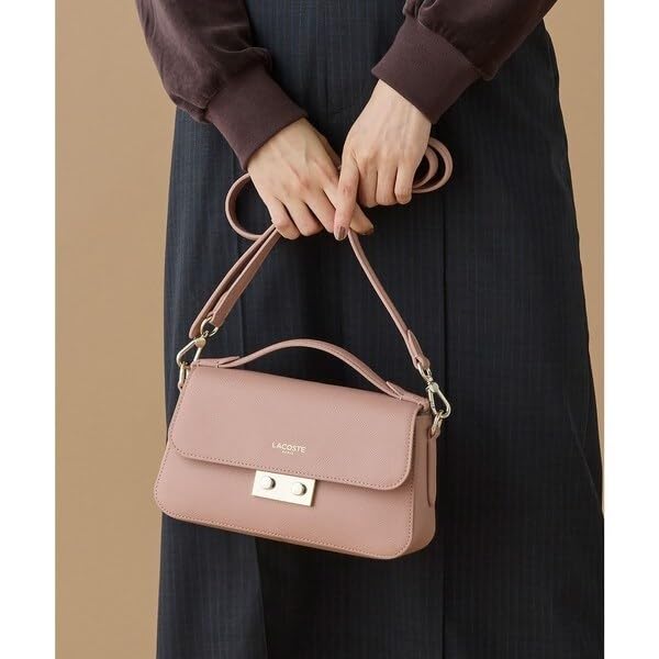 Lacoste Official Leather Shoulder Bag NF5099PHN8100 Champs-Élysées