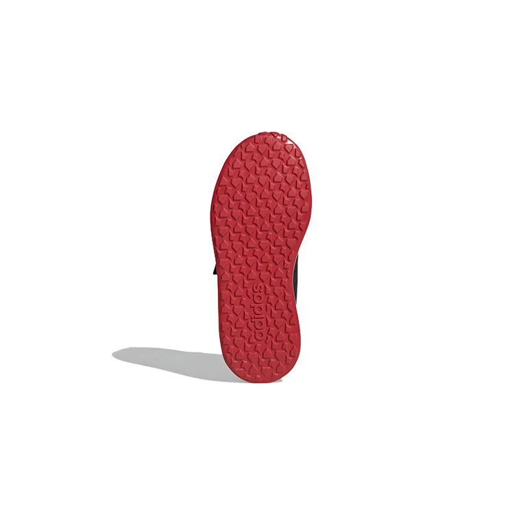 Adidas Neo Vs Switch 3 Synthetic Leather Comfortable Non-Slip Wear-Resistant Low-Top Kids Skate Shoes Kids Skate Shoes Black Red GZ1951