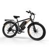 Emoko EC27-D City Cargo E-Bike with 500W 48V45Ah City Commuter E-Bike, Rear Cargo Rack, 27" Pedelec for Market Shopping & Delivery
