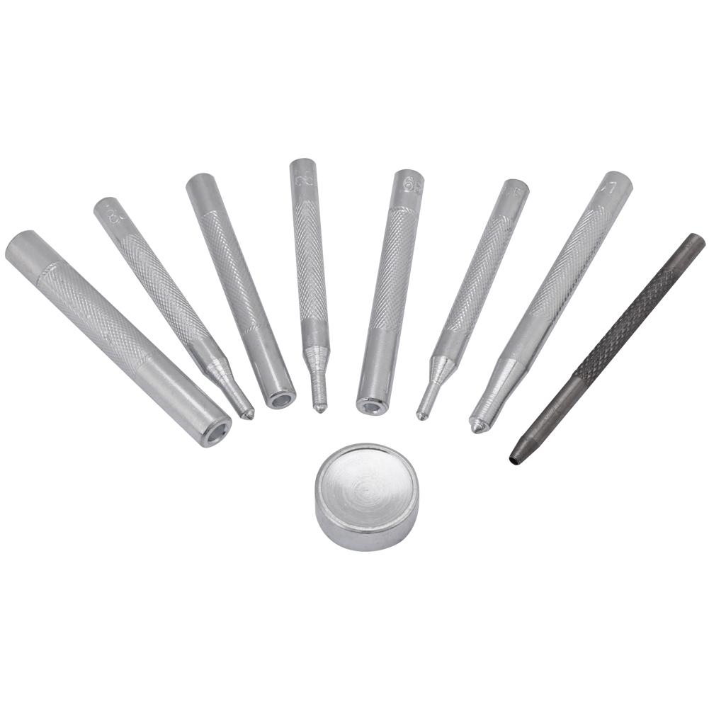 40 Sets Press Stud Snap Button Popper Fastener Leather Jeans Accessories Base Tools W Case