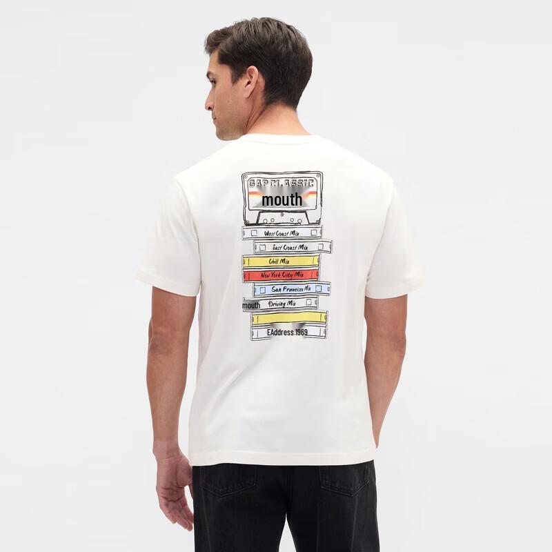 Gap Unisex Kortærmet T-shirt med Logoprint