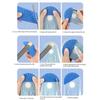3Pair Adhesive Rubber Shoe Pad Shock Absorption Slip Resistant Shoe Grip Shoe Protectors For Adult Kid Sneakers Trainer
