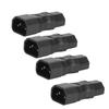 4pcs IEC320 C14 To IEC320 C13 Power Adapter Universal Standard Computer Power Adapter for Laptop