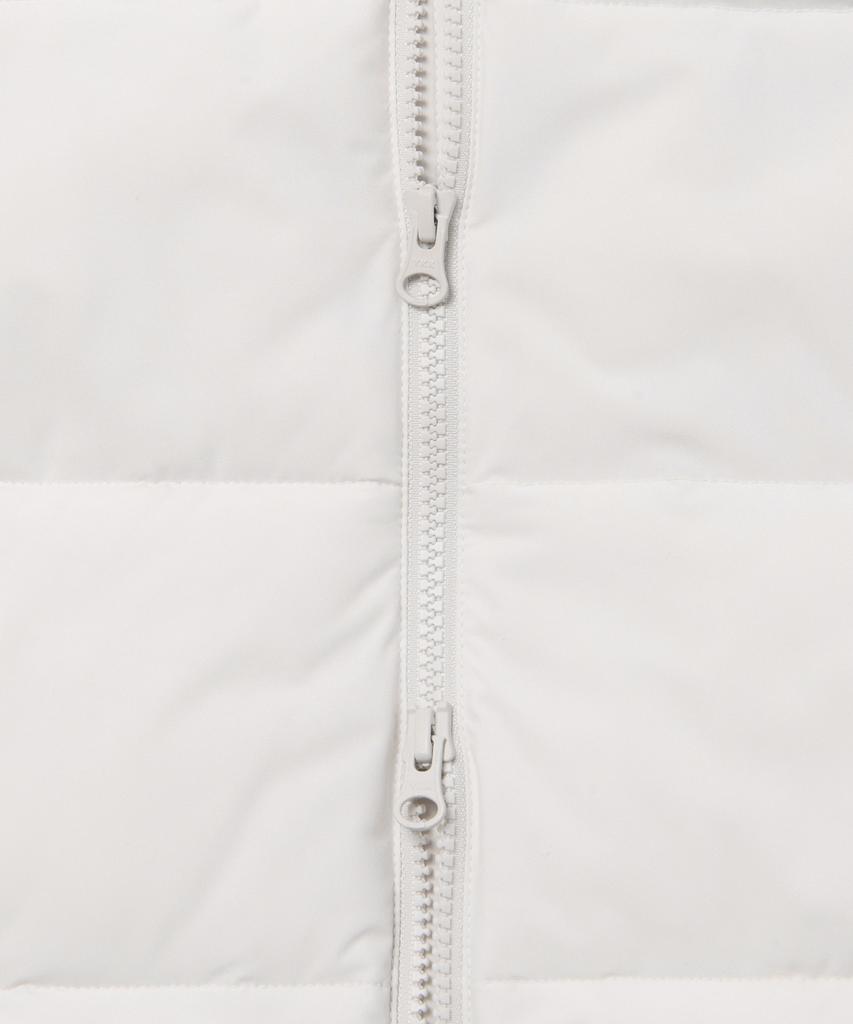 Musinsa Standard Daily Puffer Collarless Padded Jacket [Dusty Cream]