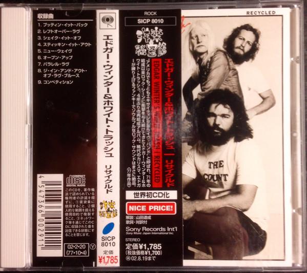 

CD EDGAR WINTER & WHITE TRASH - Recycled SICP8010 Sony Records In 2002 Japan Rock Used