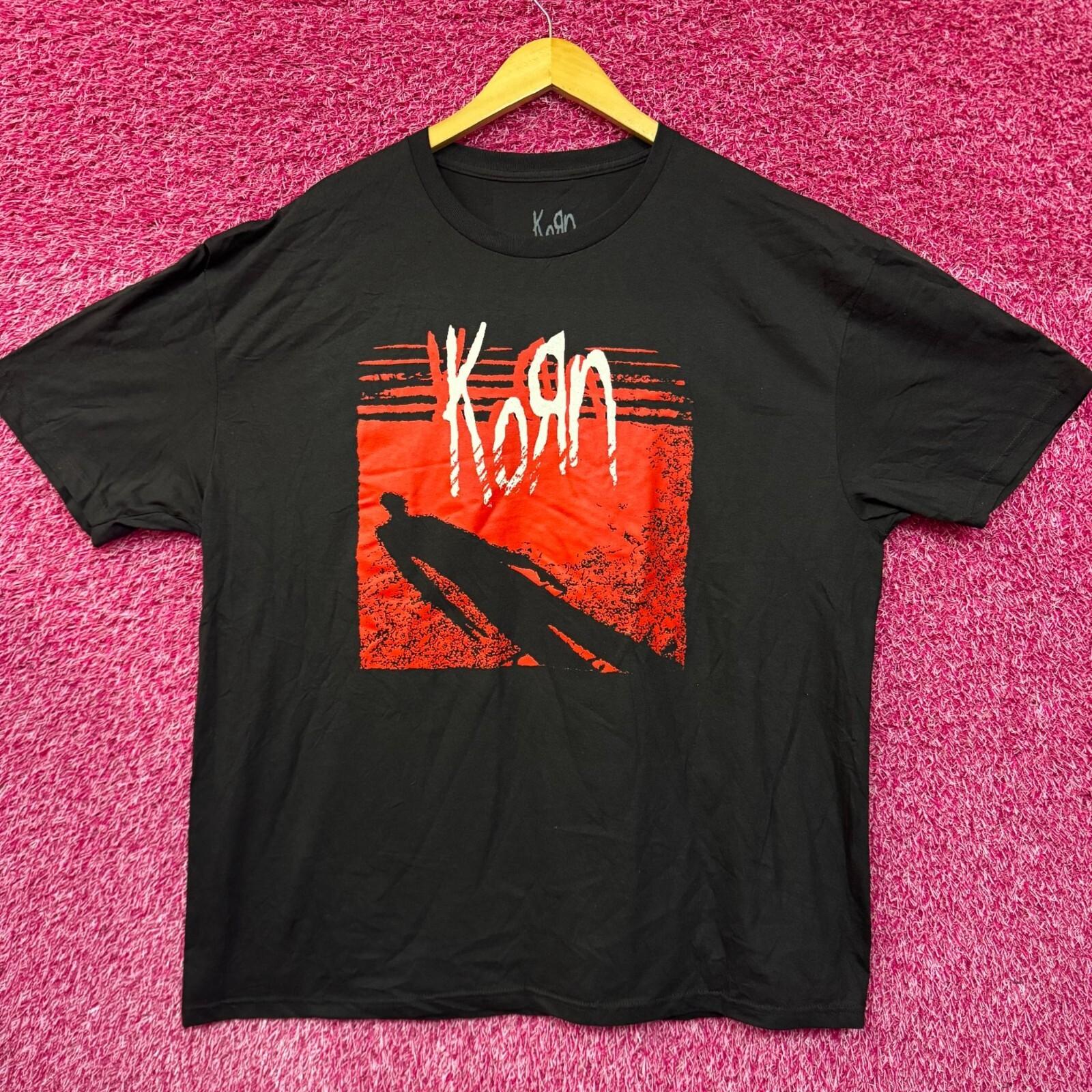 Korn Self-titled Album Cover Art Nu Metal Rock Band Tee 2XL L